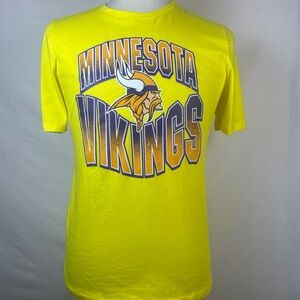 NFL Minnesota Vikings Youth T-shirt Size XL Short Sleeve Yellow Lightweight